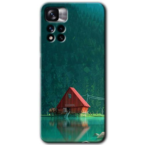 Potkal Hediye Fabrikası Xiaomi Redmi Note 11 Pro Plus 5G Kılıf HD Desen Baskılı Arka Kapak - Flash Logo