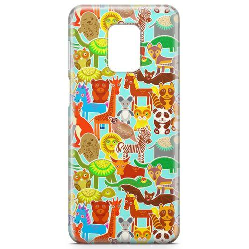 Xiaomi Redmi Note 9S Kılıf Şirin Hayvanlar Arka Kapak Koruma Desenli Full Koruyucu