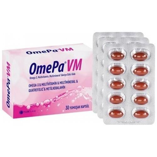 Tab İlaç Omepa VM 30 Yumuşak Kapsül 8680133000539