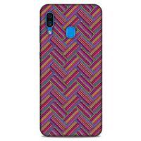 Kazak (31) Desenli Silikon Kapak Samsung Galaxy A30 Kılıf