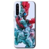 Xiaomi Redmi Note 8T HD Baskılı Kılıf + 9D Tam Ekran Koruyucu - Renkli Karışım