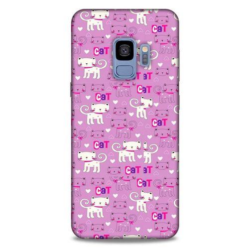 Lopard Samsung Galaxy S9 Uyumlu Kılıf Kediler (4) Koruma Kılıfı Pink Cat