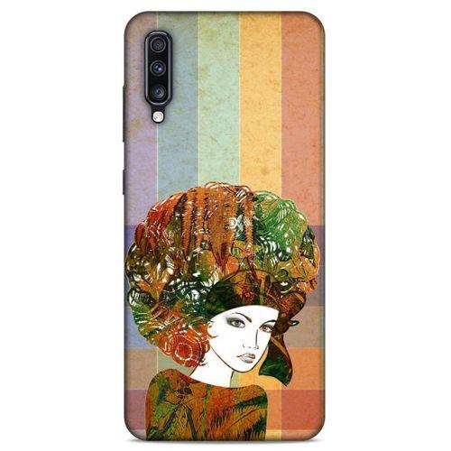 Lopard Samsung Galaxy A70s Uyumlu Kılıf Sürreal Yüzler ♀ (33) Hybrid Kılıf Baskılı