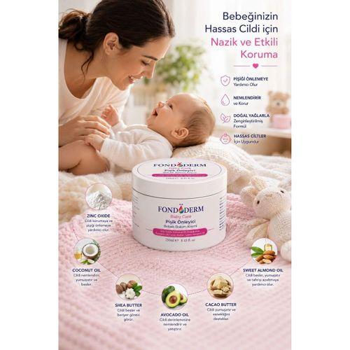 Bebek Pişik Giderici Bariyer Krem Onarıcı Yoğun Cilt Bakım Kremi Çinko Oksit Lanolin