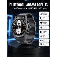 Çağrı Cevaplama Sesli Asistan Çoklu Dil Desteği 5 0 Bluetooth Akıllı Saat