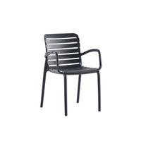 Allzalit Parma Polipropilen Sandalye - Antrasit