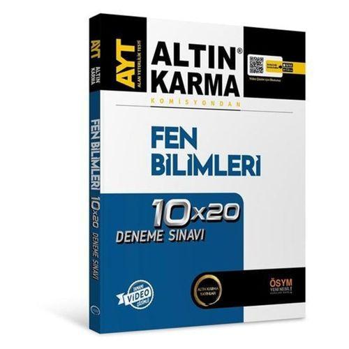 AYT Fen Bilimleri 10 x 40 Deneme Altın Karma