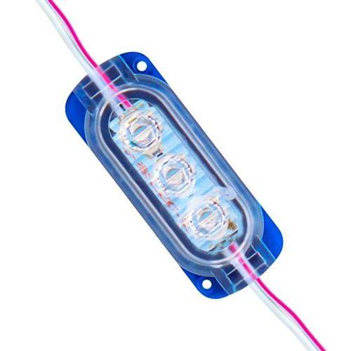 Powermaster 12 Volt 0.6 Watt Mavi 2835 65 X 25 Mm IP65 120 Lümen 160 Derece Modül Led