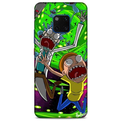 Huawei Mate 20 Pro Uyumlu Kılıf Rick And Morty (22) Tam Koruma Kılıfı Nancy