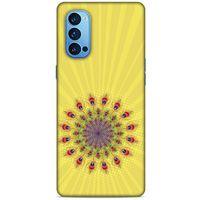 Oppo Reno 4 Pro Kılıf Desenli Özel Seri Tüyler (20) Koruyucu Kılıf