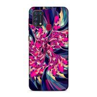 Samsung Galaxy M31 Kılıf Vantilator Soyut Arka Kapak Silikon Koruma Full Koruyucu