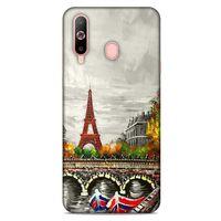 Cityx (28) Samsung Galaxy A60 Kılıf Silikon Kapak Desenli