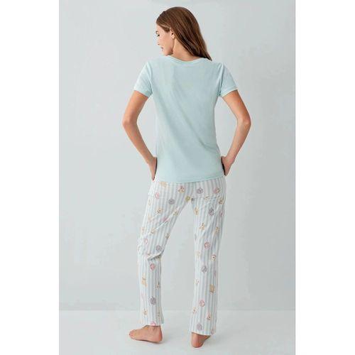 Rolypoly Rp3810-s Kadın Kısa Kol Pijama Takımı
