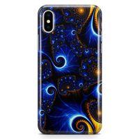 Apple iPhone XS Kılıf Çizgili Zerafet Arka Kapak Koruma Desenli Full Koruyucu