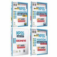 2025 KPSS Matematik-Geo-Mantık Kara Kutu 4lü ALTIN SET ÖSYM Çıkmış Soru Bankası Video/PDF Çözümlü