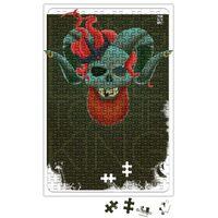 Skull Litch Branca Puzzle 240 Parça Yapboz
