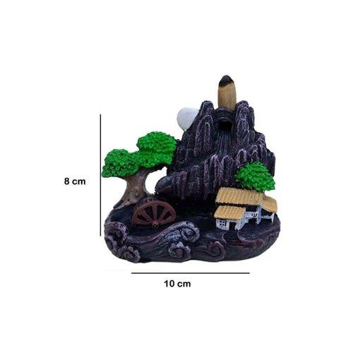 Seramik  Şelale Aromaterapi Geri Akışlı Tütsülük