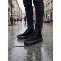 BA0550 İçi Kürklü Bağcıklı Siyah Taban Erkek Tarz Spor Bot
