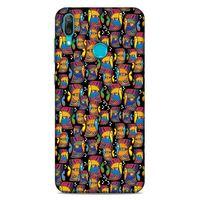 Lopard Huawei Y7 2019 Uyumlu Kılıf Soyut Sanat (27) Baskılı Tasarımlı Kılıf