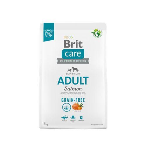 Brit Care Deri Ve Tüy Hassasiyeti Olan, Yetişkin Köpekler İçin, Tahılsız, Somonlu Kuru Mama 3 kg