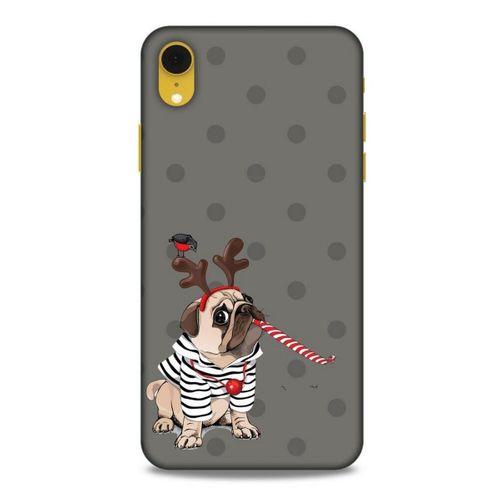 Animax Boynuzlu Pug Apple iPhone XR Kılıf Desenli Silikon
