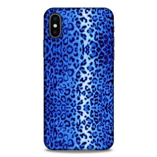 Leopar Lacivert Apple iPhone XS Kılıf