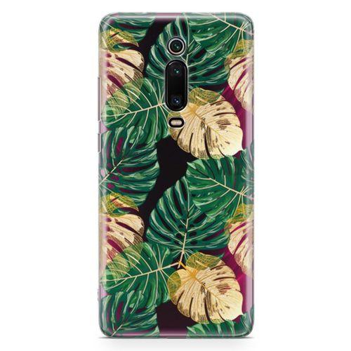 Xiaomi Redmi K20 Pro Premium Kılıf Altın Yapraklar Arka Kapak Koruma Desenli Full Koruyucu