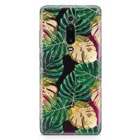 Xiaomi Redmi K20 Pro Premium Kılıf Altın Yapraklar Arka Kapak Koruma Desenli Full Koruyucu