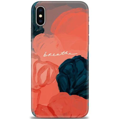 iPhone XS Max Kılıf HD Baskılı Kılıf - Breathe + Tam Ekran Koruyucu