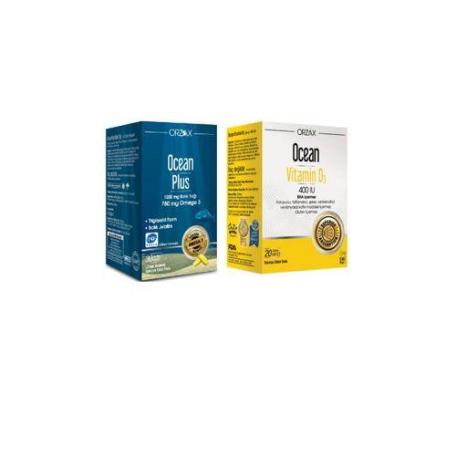 D Vitamini Desteği - Vitamin D3 400 Iu Sprey 20 Ml +omega 3 1200 Mg 30 Kapsül