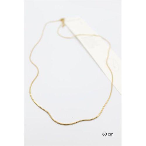 Yılan Zincir Kolye - 60cm - Altın
