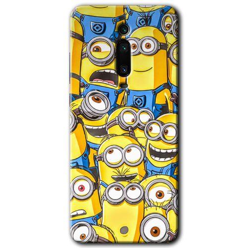 Xiaomi Mi 9T HD Baskılı Kılıf + 9D Tam Ekran Koruyucu - Minion Ordusu