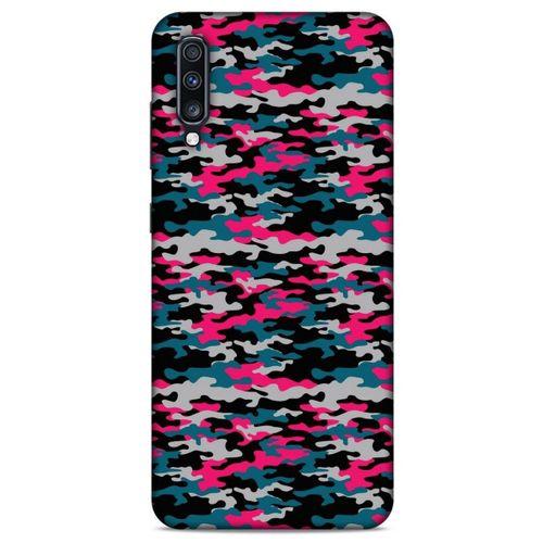 Kamuflaj 16 Samsung Galaxy A70s Kılıf Silikon Kapak