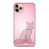 Lopard Apple Iphone 11 Pro Uyumlu Kılıf Tattoo's (42) Rugged Armor Kılıf Pembe Dövme