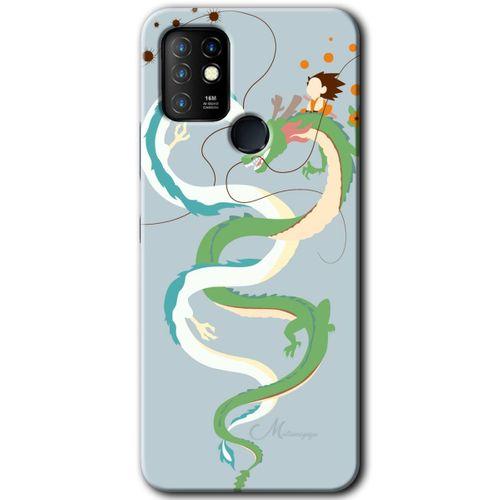 İnfinix Hot 10 Kılıf HD Desen Baskılı Arka Kapak - Snake Friendship