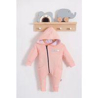 Yandan Cepli Fermuarlı % 100 Pamuk Kız Bebek Tulumu