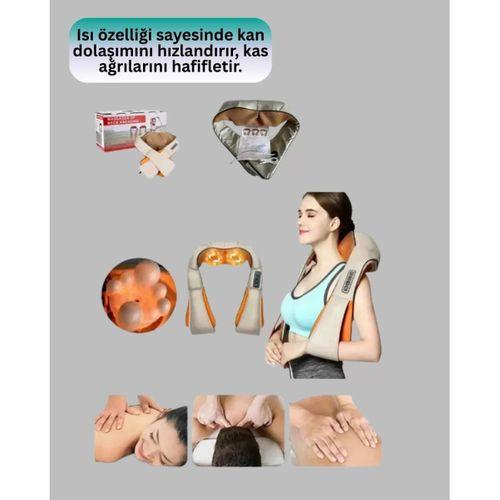 Ev Tipi Ovmalı Isıtmalı Boyun Omuz Bel Masaj Aleti Kolay Kullanım