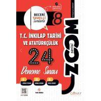 8. Sınıf LGS T.C. İnkılap Tarihi ve Atatürkçülük 24 Deneme Zoom Serisi Günay Yayınları