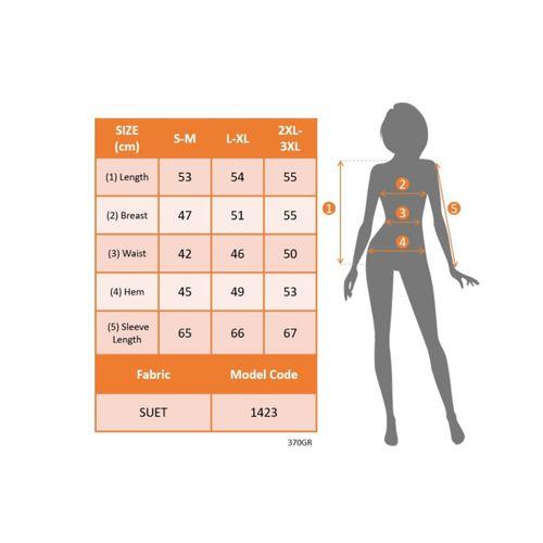 Kadın Uzun Kollu önden Fermuarlı Balon Kol Süet Ceket