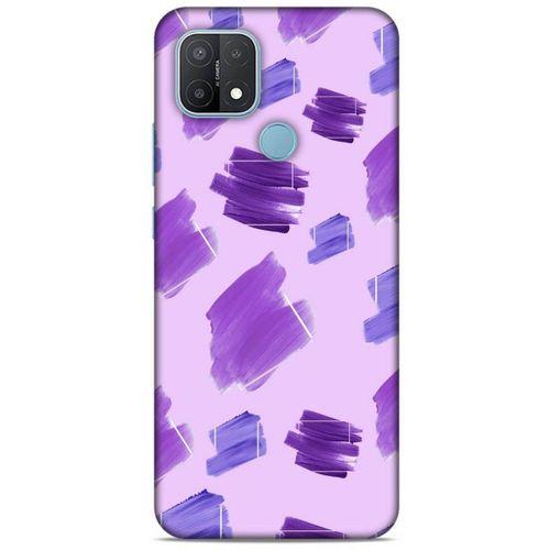 Oppo A15s Uyumlu Kılıf Mor Delisi (25) Antişok Kapak Suluboya