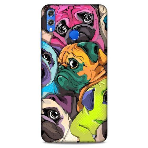 Animax Portre Pugs Huawei Honor 8x Kılıf Desenli Silikon