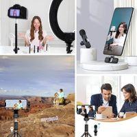 Type C Uyumlu İphone Dönüştürücülü Kablosuz Yaka Mikrofonu Android Ve İphone Uyumlu Mini Mikrofon