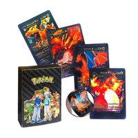 Eğitici Oyuncak Pokemon Siyah Starter Box Pack Koleksiyon Pokemon Kartları