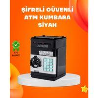 Otomatik Para Çeken Şifreli Atm Tasarımlı Kumbara