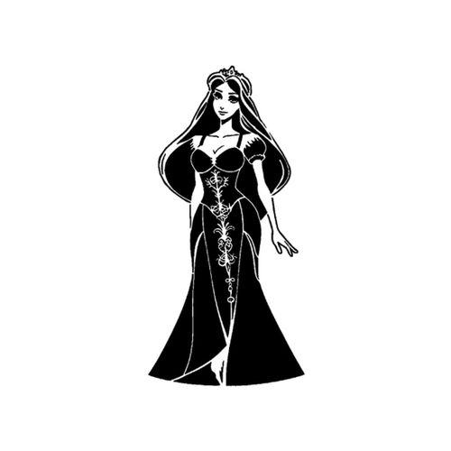 Princess Şablon 6 3D Baskı (Bu ürün Sadece Plastik parçadır - Almadan Önce Soru Sorabilirsiniz)