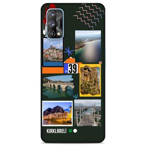 Lopard Oppo Realme 7 Pro Uyumlu Kılıf Şehirli ※ (39) Kırklareli Liquid Crystal Kılıf