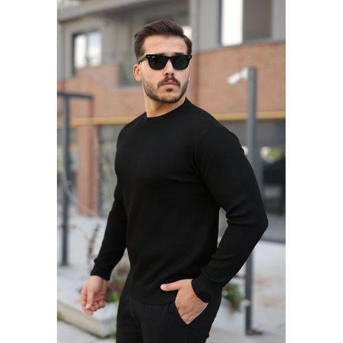 Erkek Selanik Örme Bisiklet Yaka Triko