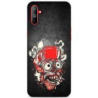 Lopard Oppo Realme C3 Uyumlu Kılıf Tattoo's (5) Koruma Kabı Kırmızı Siyah