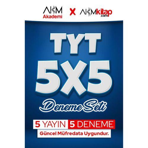 TYT 5 x 5 Farklı Yayın Deneme Seti AKM Akademi