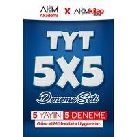 TYT 5 x 5 Farklı Yayın Deneme Seti AKM Akademi